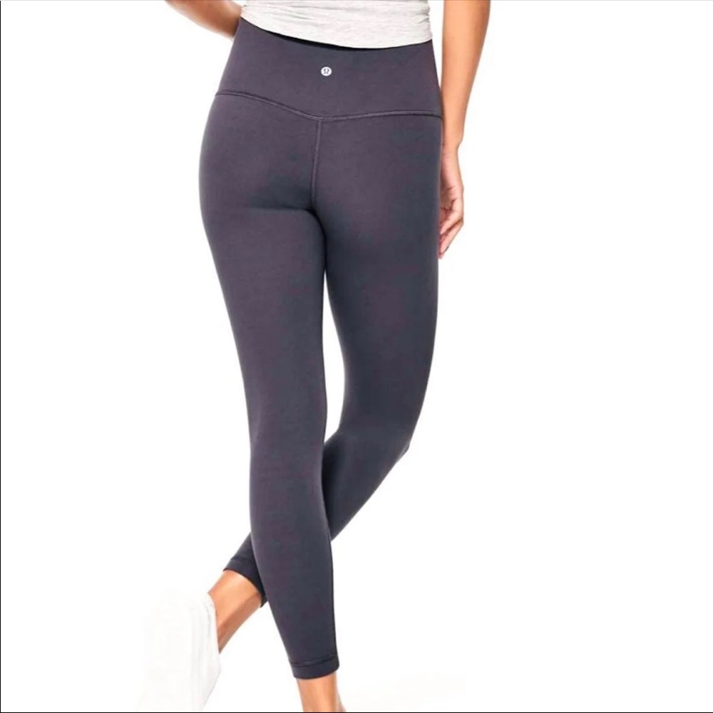 Lululemon Align 25" Dark Shadow Gray size 4